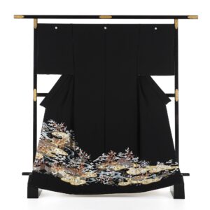 黒留袖 高級購入品 40代 50代 金彩加工 茶屋辻文様